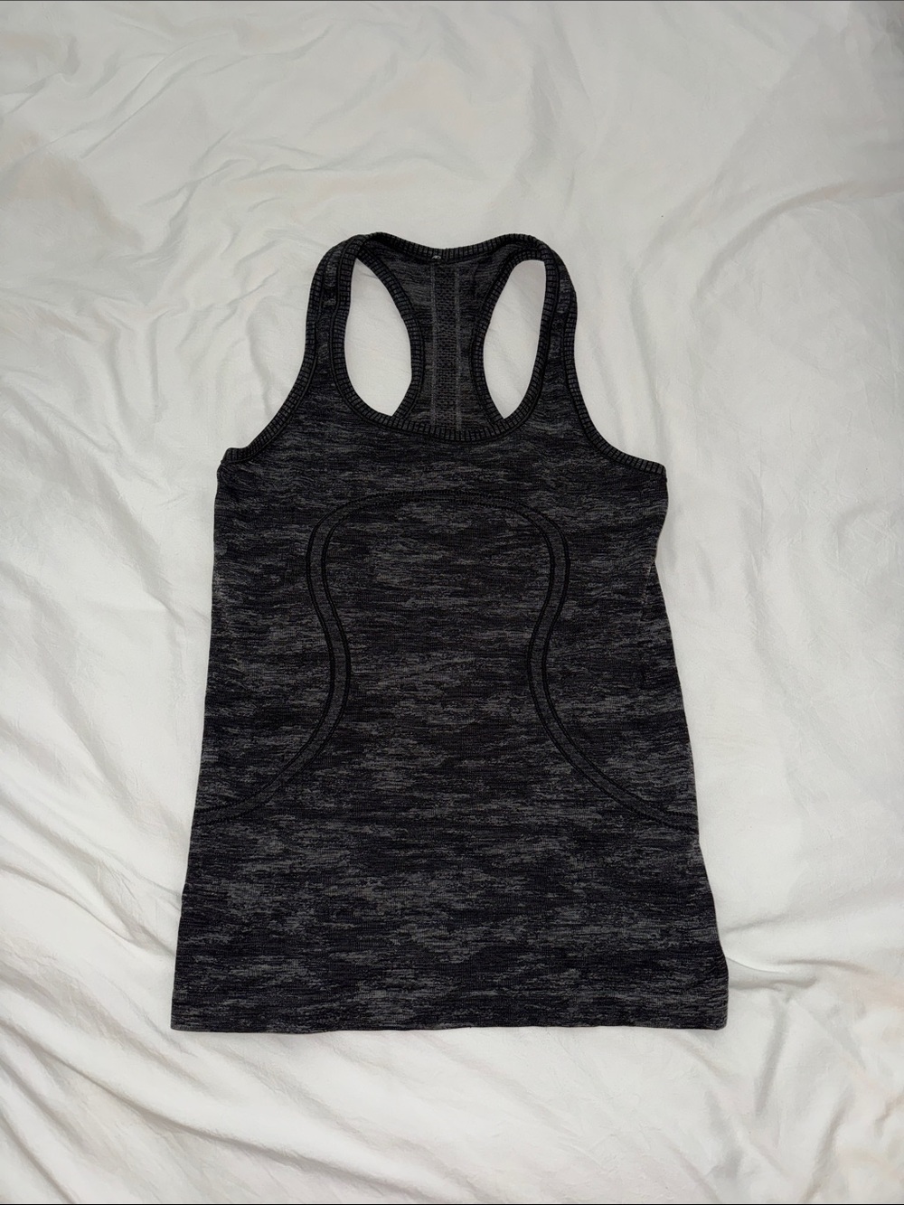 Lululemon athletica Women's Dark Charcoal Seamless Racerback Tank
